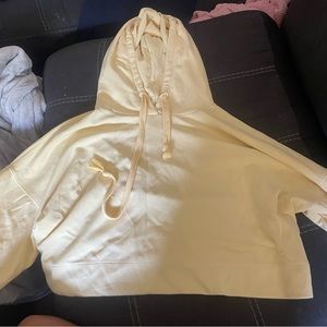 Altard State Dreamluxe Cropped Yellow Hoodie